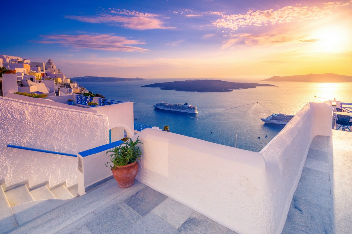 Cruise Passenger's Journey into Gems & Secrets of Santorini